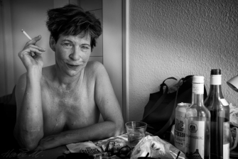 Artist Bessie Graefin von Bruehl, foto by HaPe Muff