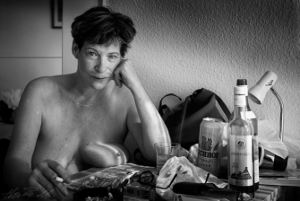 Artist Bessie Graefin von Bruehl, foto by HaPe Muff
