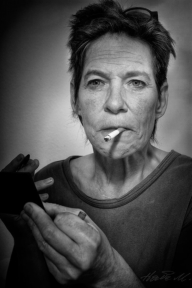 Artist Bessie Graefin von Bruehl, foto by HaPe Muff