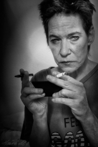 Artist Bessie Graefin von Bruehl, foto by HaPe Muff